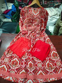 KDJ 1050 Anarkali Style Dress Set - 38-M