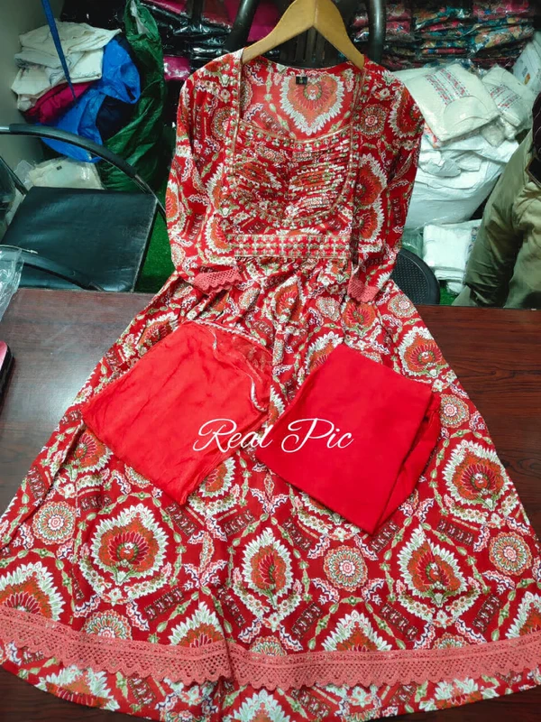 KDJ 1050 Anarkali Style Dress Set - 42-XL