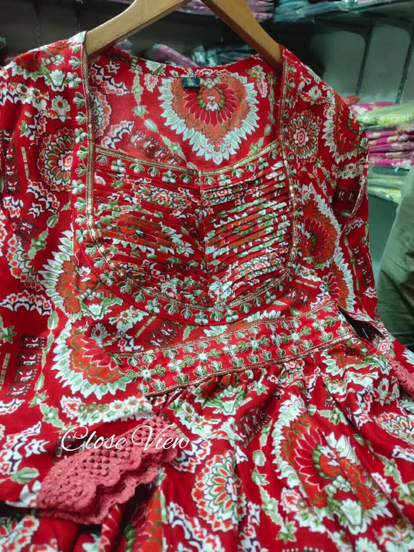 KDJ 1050 Anarkali Style Dress Set - 44-2XL