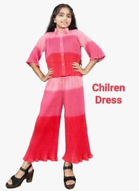 ARM 1042 Beautiful Children Pair Dress  - Red, 34
