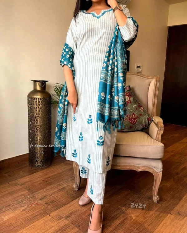 KDJ Stylish Kurta Set - M-38