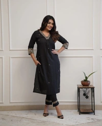 KDJ 437 Designer Kurti Set - 46-3XL