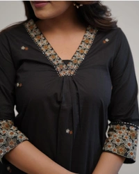 KDJ 436 Designer Kurti Set - 3XL-46