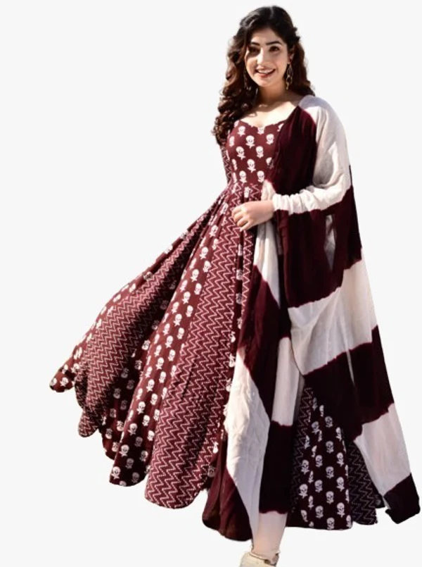 ARM TANISHKA HAVY FENCY GOWN WITH DUPATTA  - M-38