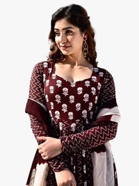 ARM TANISHKA HAVY FENCY GOWN WITH DUPATTA  - L-40