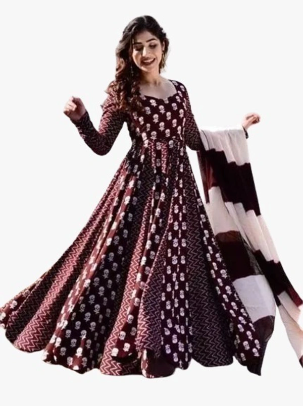 ARM TANISHKA HAVY FENCY GOWN WITH DUPATTA  - 2XL-44