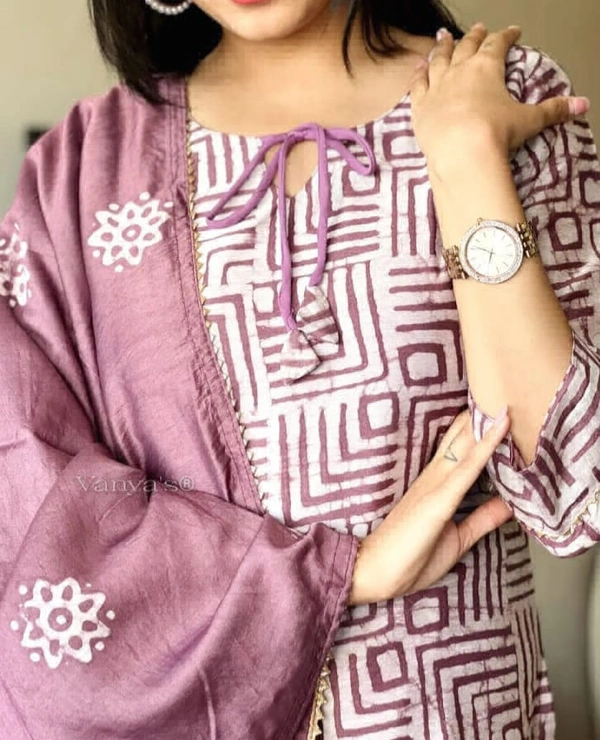KDJ 2227 SUMMER SPECIAL COTTON KURTI SET - 3XL-46