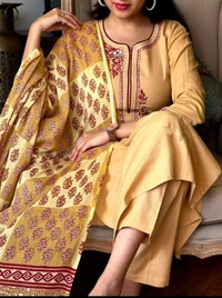KDJ 3538 Cotton Kurta Set - L-40