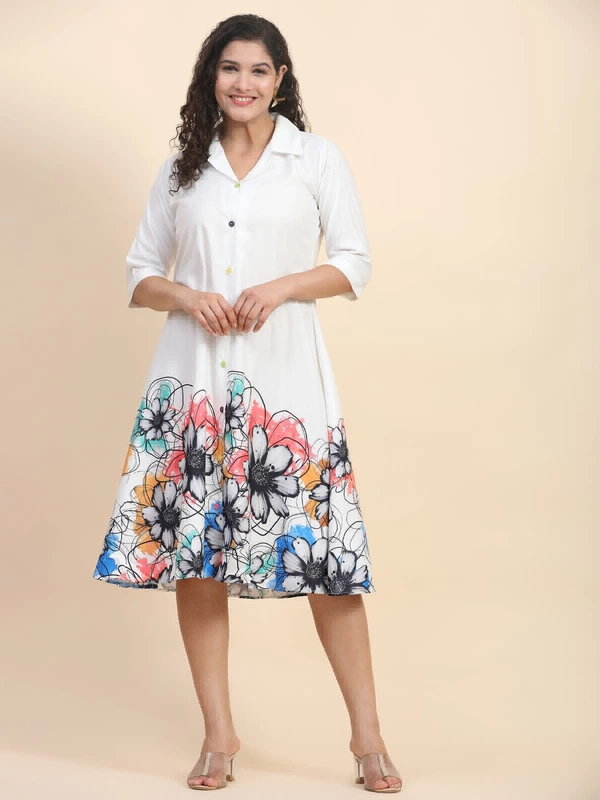 WSM FLORAL LONG TUNIK - 46-3XL
