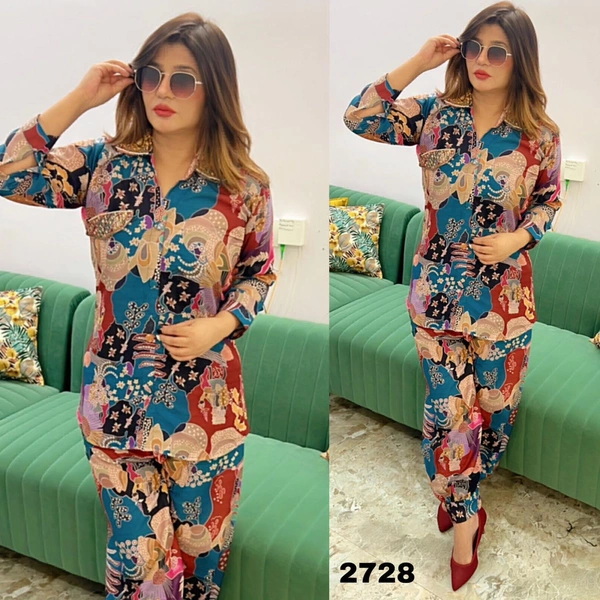 RTK 2141 AFGANI PANT CO-ORDS SET - XL-42