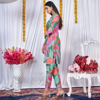 KDJ New Floral Kurti Set  - L-40