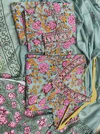 KDJ AFGANI PATTERN KURTI SET - L-40