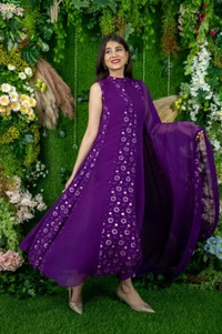 DSS 1037 Anarkali Dress  - 44-2XL