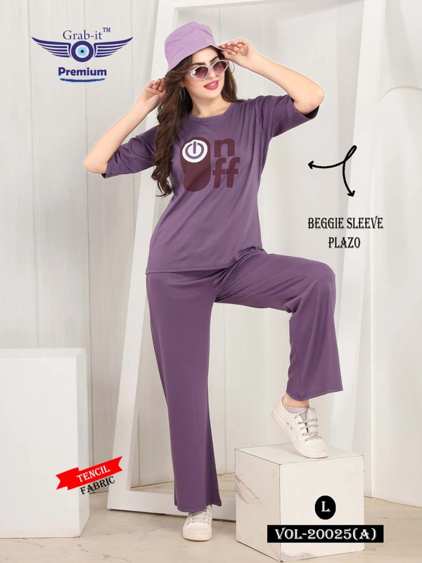 La Fairy  2135 Plazo Cord Set - Maroon, XL-40-42
