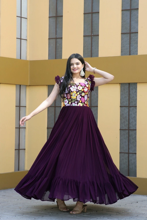 DSS Designer Gown - wine, 40-L