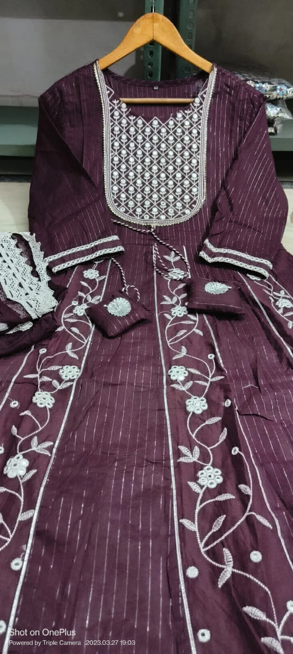 KDJ 1035 ANARKALI DRESS SET - 42-XL