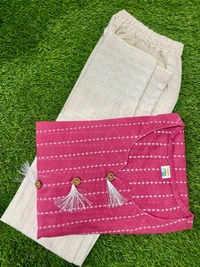 RPR HEAVY CHICKEN WORK KURTI WITH PLAZO PANT - S-36