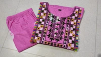RPR 1034 ANARKALI PATTERN PURE COTTON DRESS  - 44-2XL