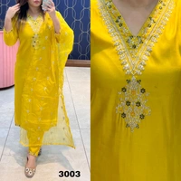 RTK 5037 BEAUTIFUL KURTI SET WITH PANT DUPATTA  - Lavender Rose, L-40