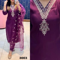 RTK 5037 BEAUTIFUL KURTI SET WITH PANT DUPATTA  - Lavender Rose, L-40