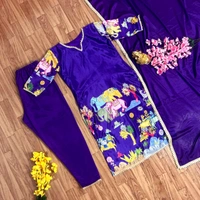 WDW 1033 BEAUTIFUL PRINTED DRESS - M-38