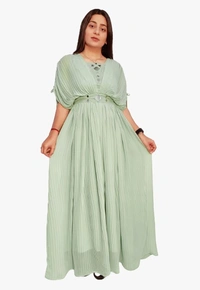 ARM 2855 TIPSS LONG GOWN - Peach, M-38