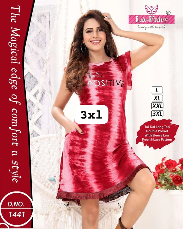 La Fairy  Beautiful Long Top  - 42-XL