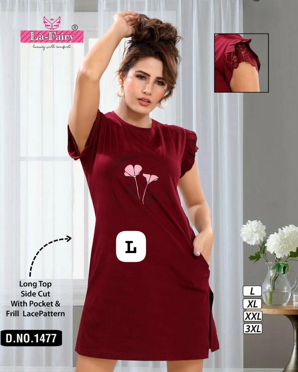 La Fairy  Beautiful Long Top  - 2XL-44