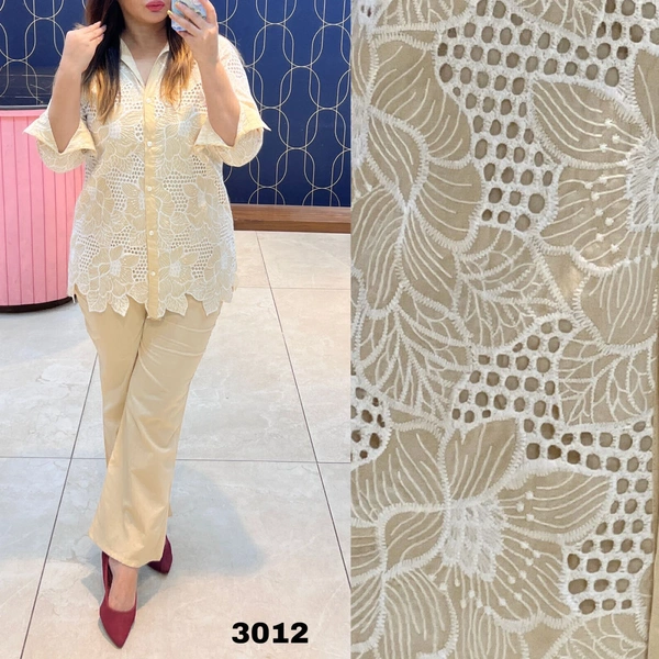 RTK 2120 BEAUTIFUL CORD SET  - Cream
