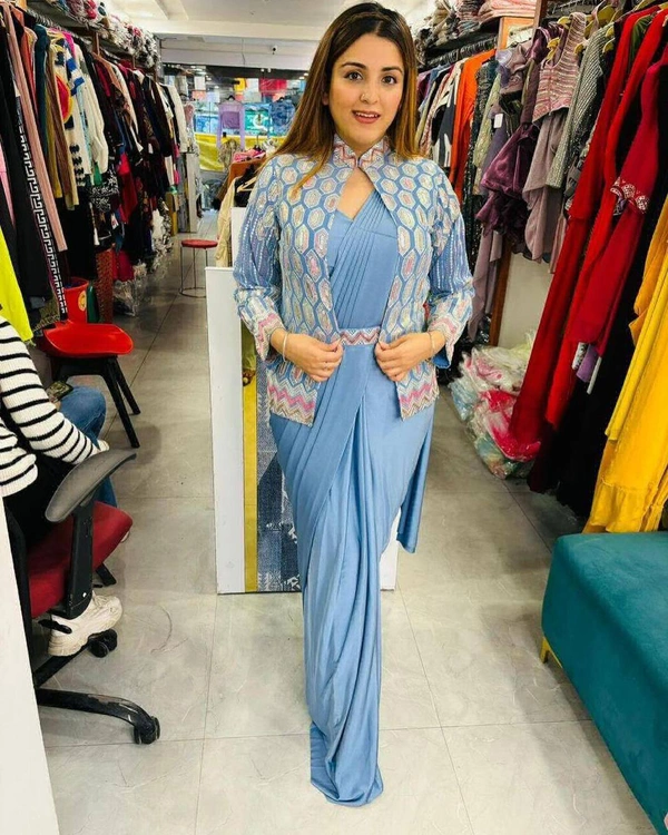 KDJ READY TO WEAR SAARI  - Pink