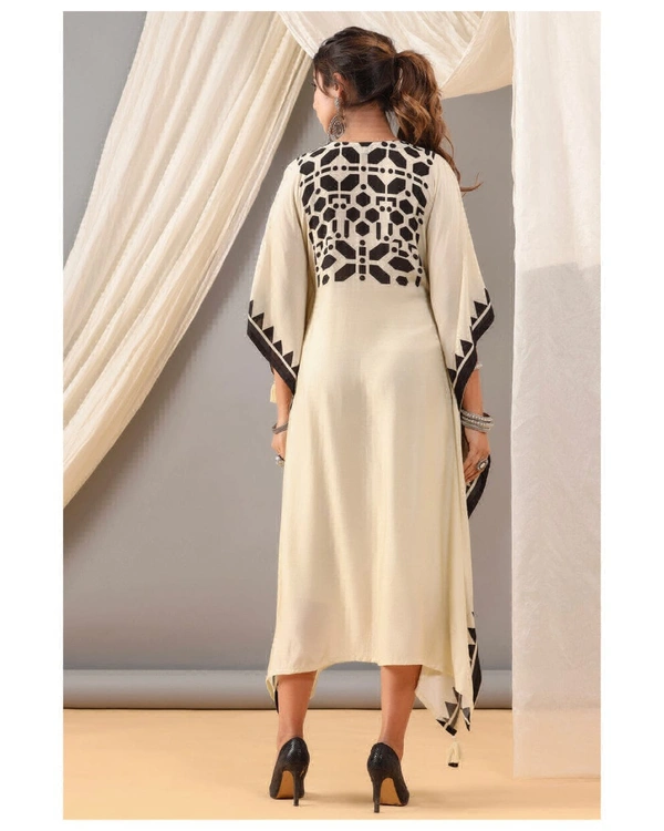 KDJ 1031 REYON KAFTAN DRESS  - M-38