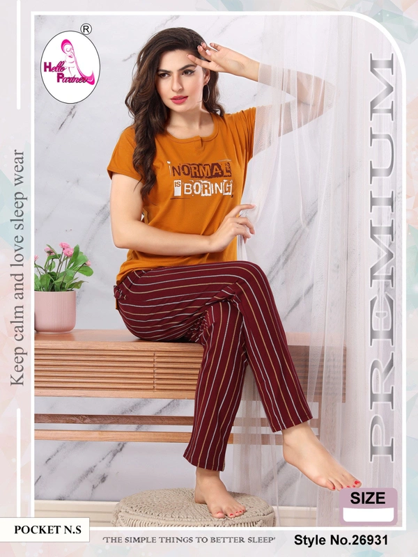Hello Partner  1030 NIGHT SUIT  - XL-42