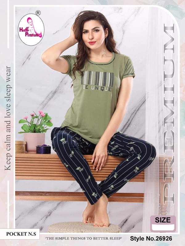 Hello Partner  1028 Night Suit  - M-38