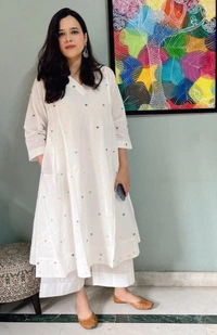 KDJ 2224 SUMMER SPECIAL COTTON KURTI WITH PANT  - M-38