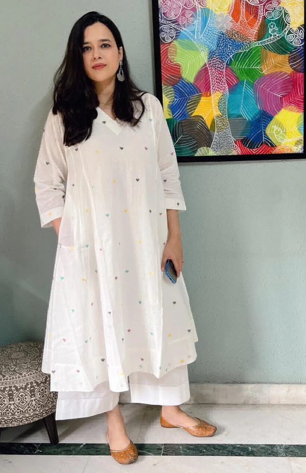 KDJ 2224 SUMMER SPECIAL COTTON KURTI WITH PANT  - M-38