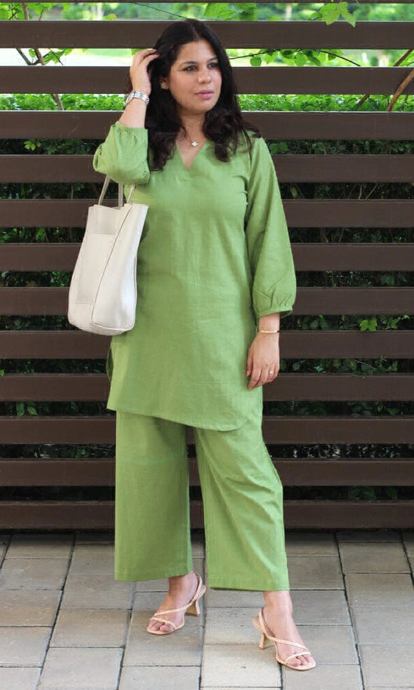 KDJ 5039 Beautiful Kurti With Pant  - White, L-40