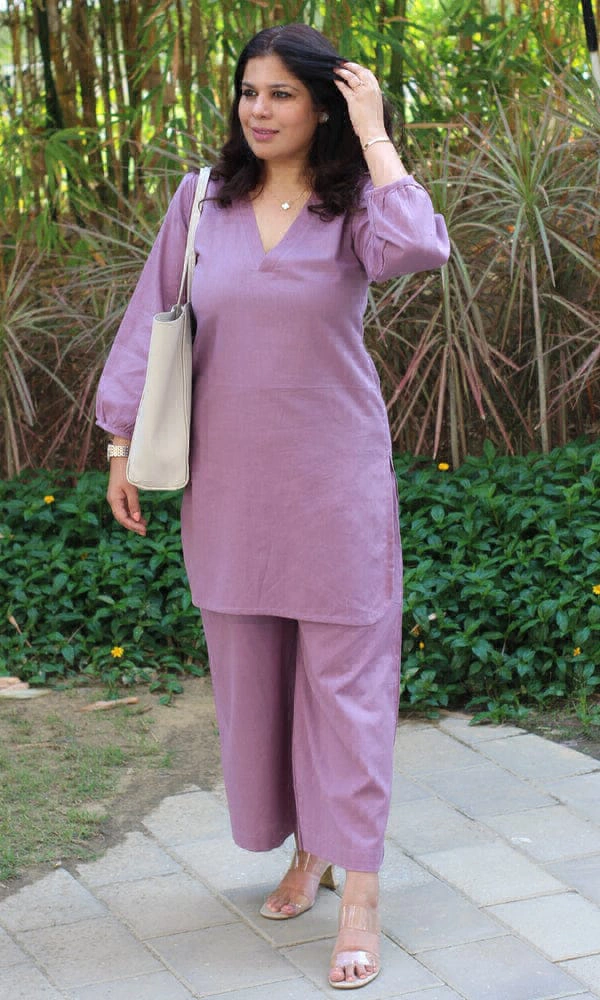 KDJ 5039 Beautiful Kurti With Pant  - White, L-40