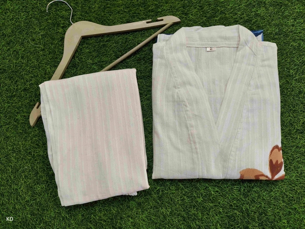 KDJ Cotton Printed Kurta Set  - 44-2XL