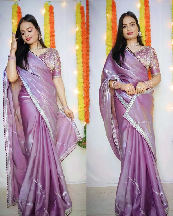 DSS Trending Jimmy Chu Designer Saari  - Lavender