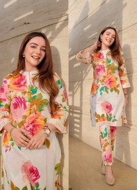RPR Floral Kurta Set - M-38