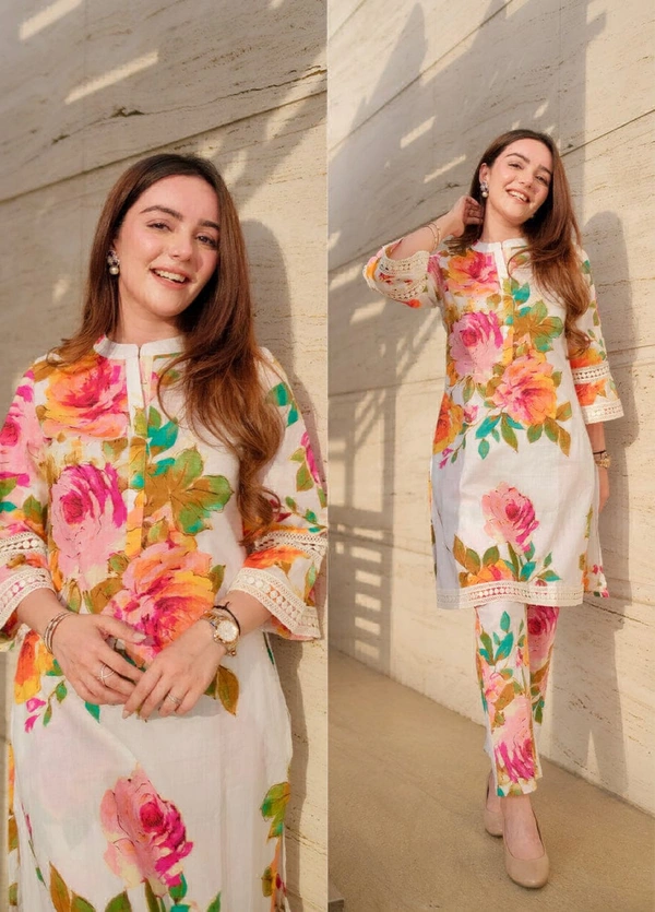RPR Floral Kurta Set - M-38
