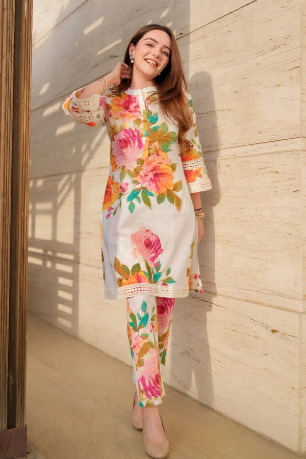 RPR Floral Kurta Set - M-38