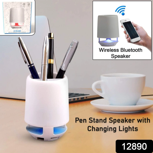Pen Holder With Bluetooth Speaker  - 1pcs