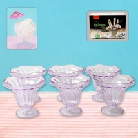 Crystal Plastic Ice Cream Bowl - 1pcs