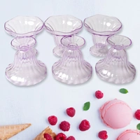 Crystal Plastic Ice Cream Bowl - 1pcs