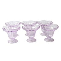 Crystal Plastic Ice Cream Bowl - 1pcs