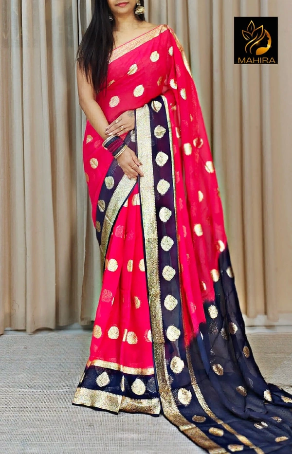 WDW Georgette Saree  - Normal Size