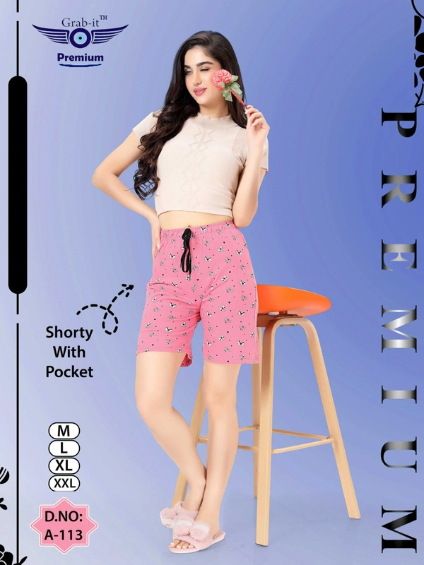 Grab It 2223 SUMMER PRINTED SHORTS  - M-38