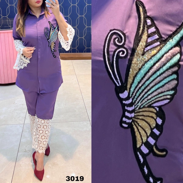 RTK 2110 Beautiful Design CORD SET  - Purple, 44-2XL