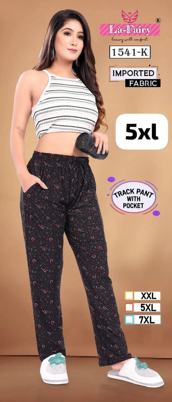 La Fairy  Track Pant - 5XL-(44-48)